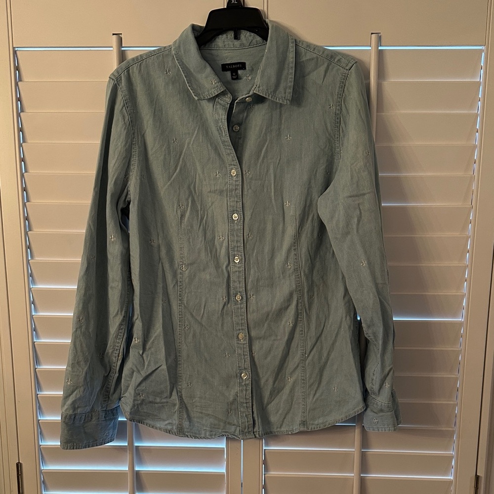 Light Blue Button-Up Shirt